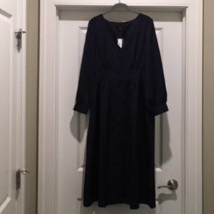 J Crew navy blue dress